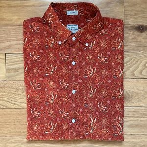 J.Crew Short Sleeve Secret Wash Classic Shirt *Floral